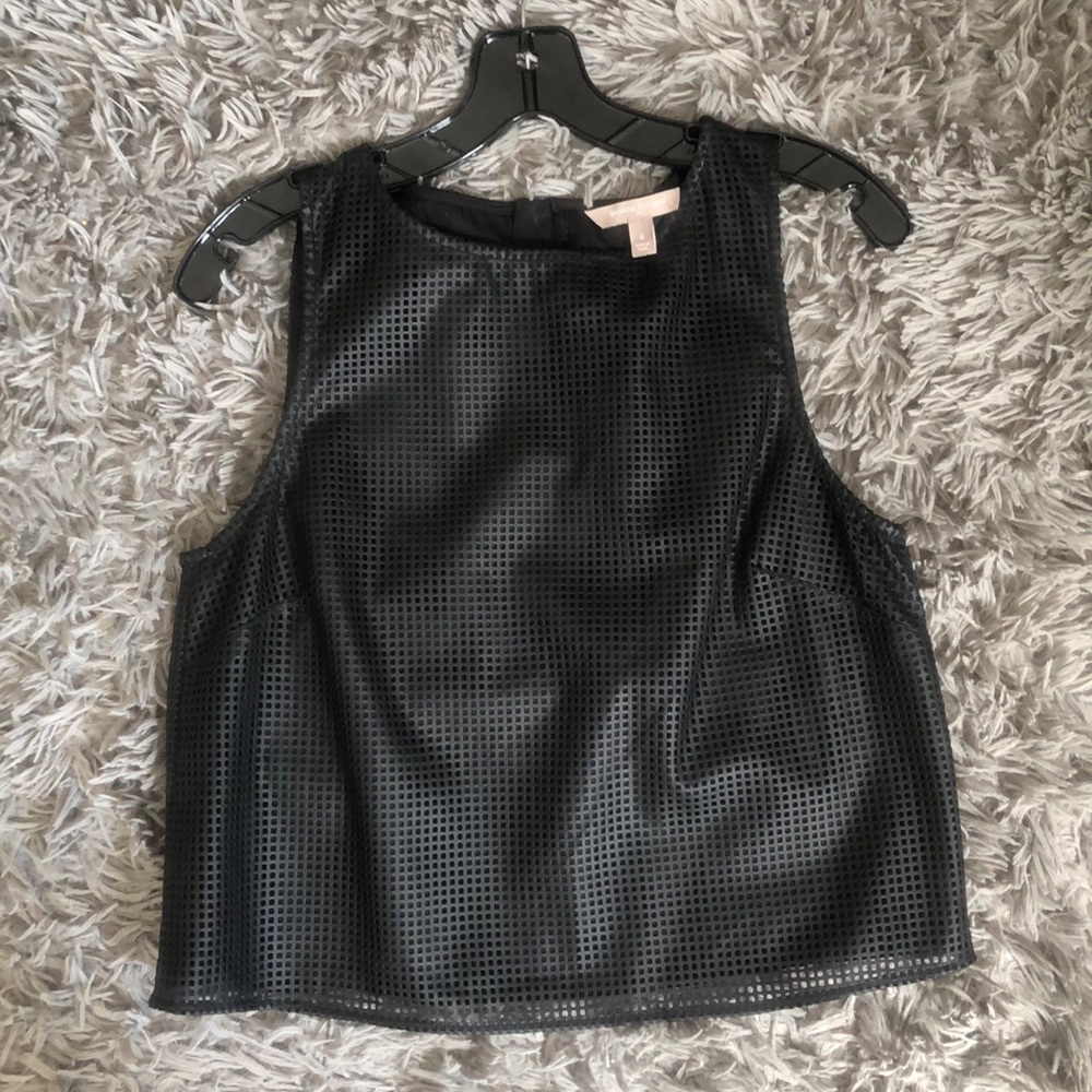 Black Banana Republic Perforated  Top
